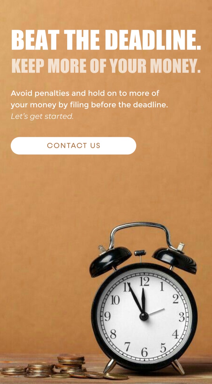 Tax season email